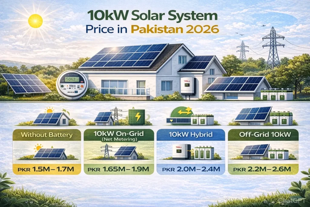 Best 10kW Solar System Price in Pakistan 2026—Cost & Guide 2 10kW solar system price in Pakistan 2026