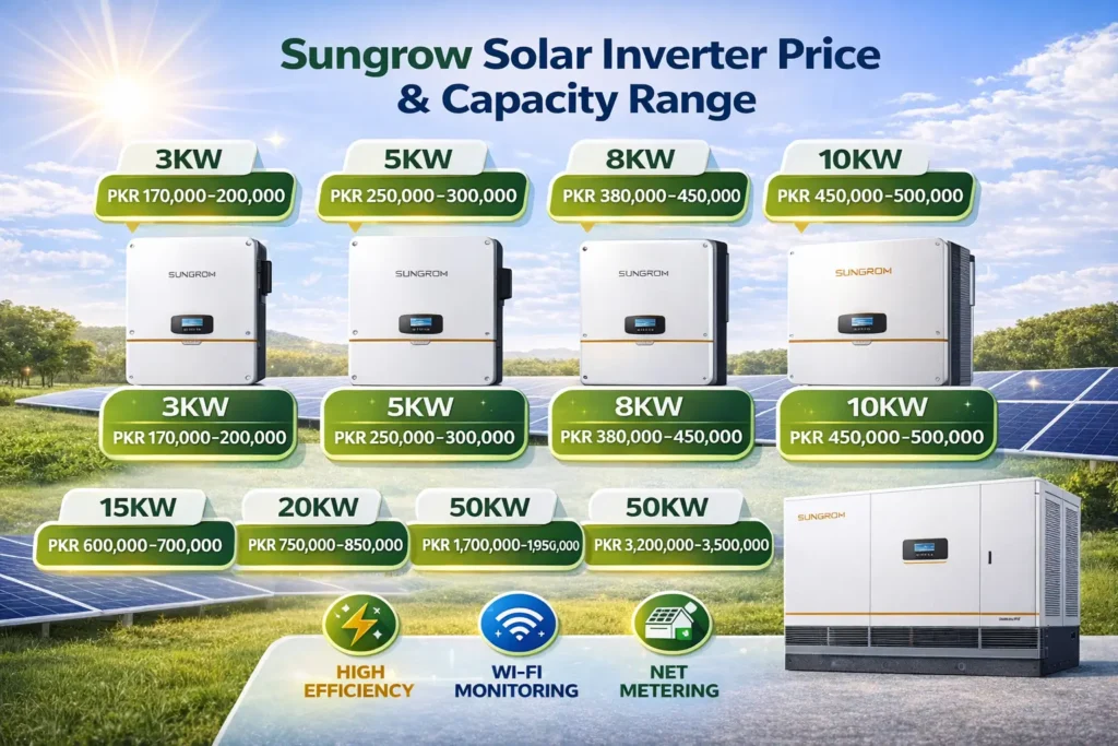 Sungrow Inverter Price in Pakistan