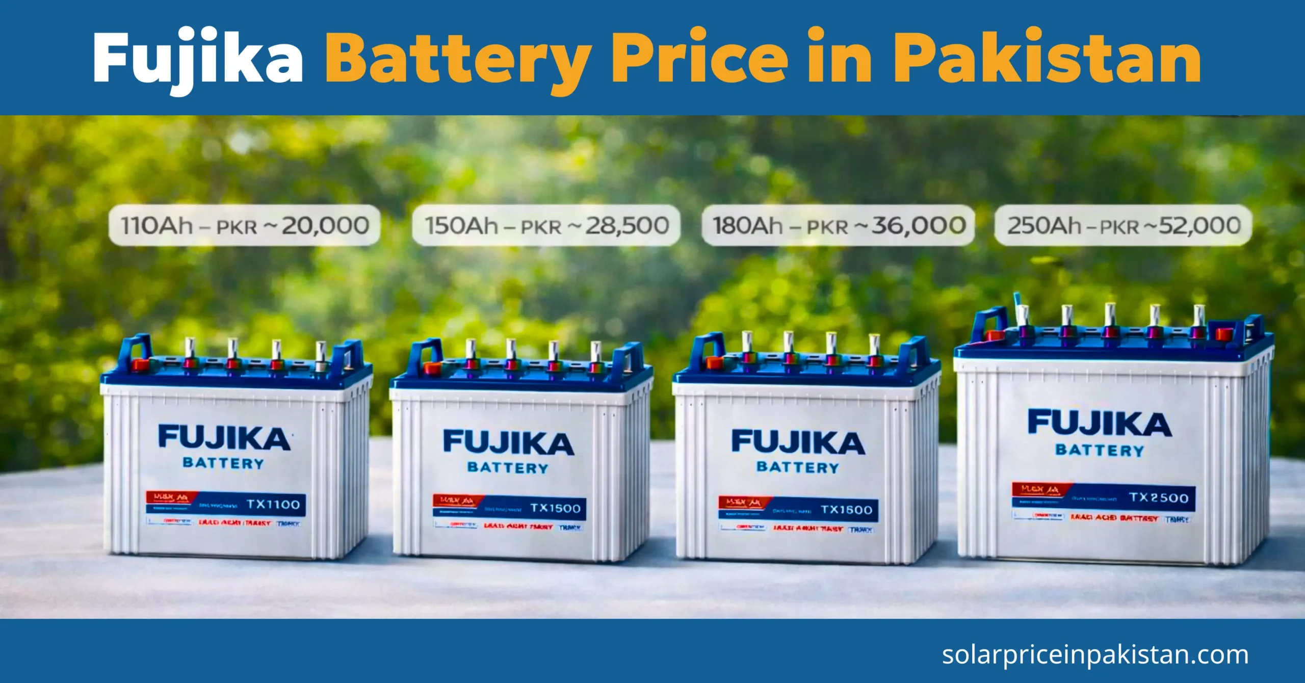 Affordable Fujika Battery Price in Pakistan – Updated 2026 Guide 1 Fujika Battery Price in Pakistan