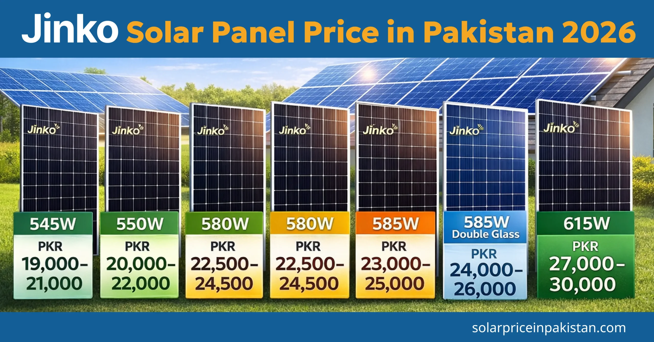 Affordable Jinko Solar Panel Price in Pakistan (2026 Updated Rates) 1 Jinko Solar Panel Price in Pakistan 2026