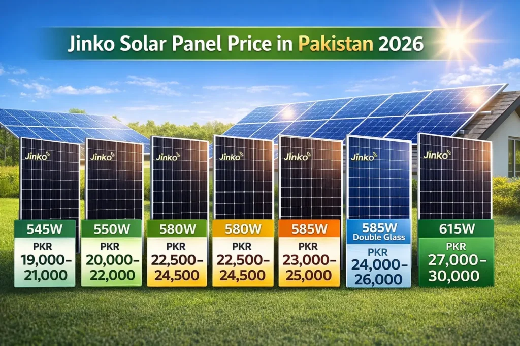 Affordable Jinko Solar Panel Price in Pakistan (2026 Updated Rates) 2 Jinko solar panel price in Pakistan 2026