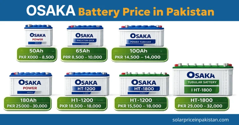 Affordable Osaka Battery Price in Pakistan 2026 – Updated Price List, Models, Features & Buying Guide 5 Osaka Battery Price in Pakistan Today