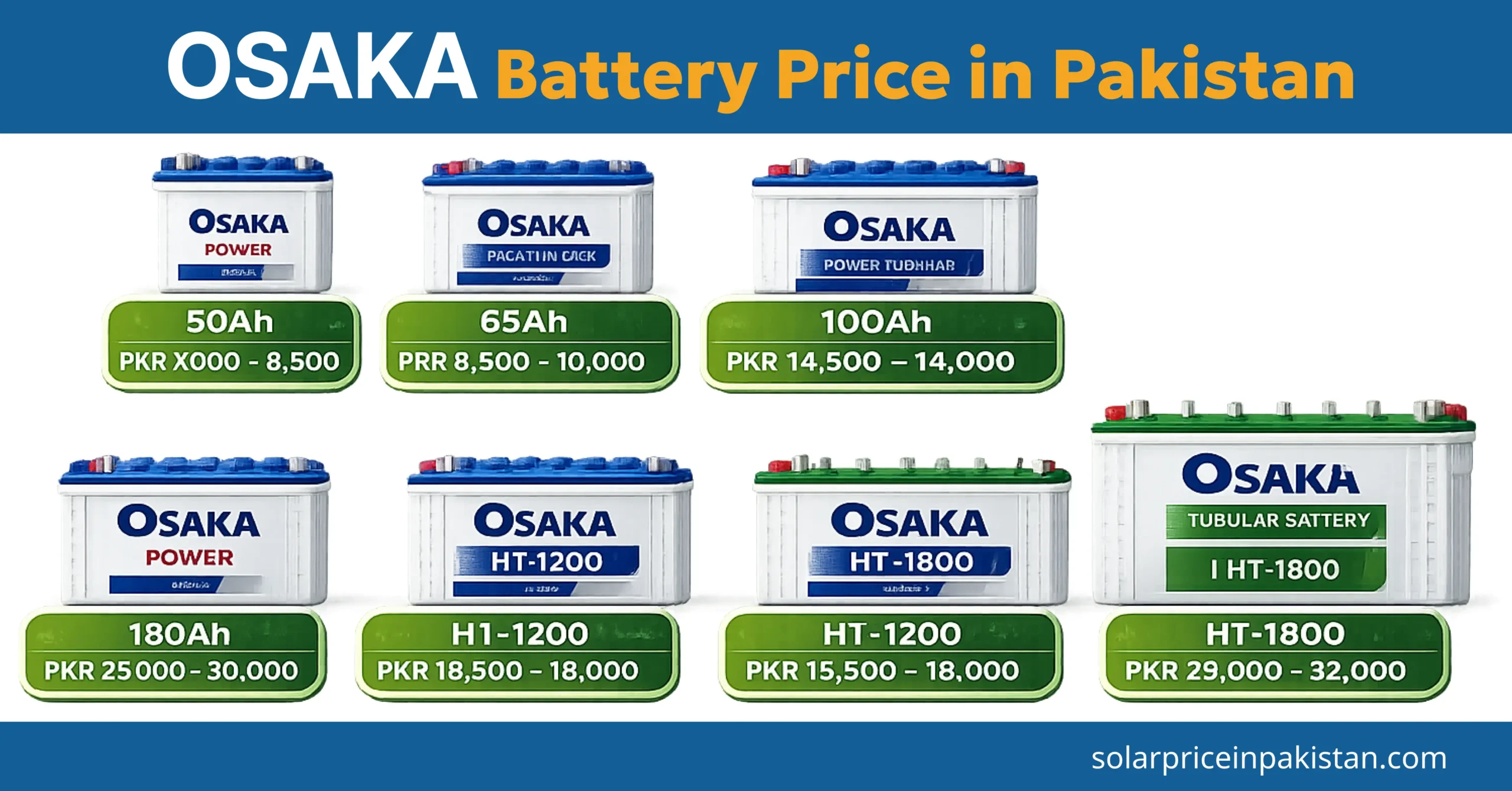 Affordable Osaka Battery Price in Pakistan 2026 – Updated Price List, Models, Features & Buying Guide 1 Osaka Battery Price in Pakistan Today