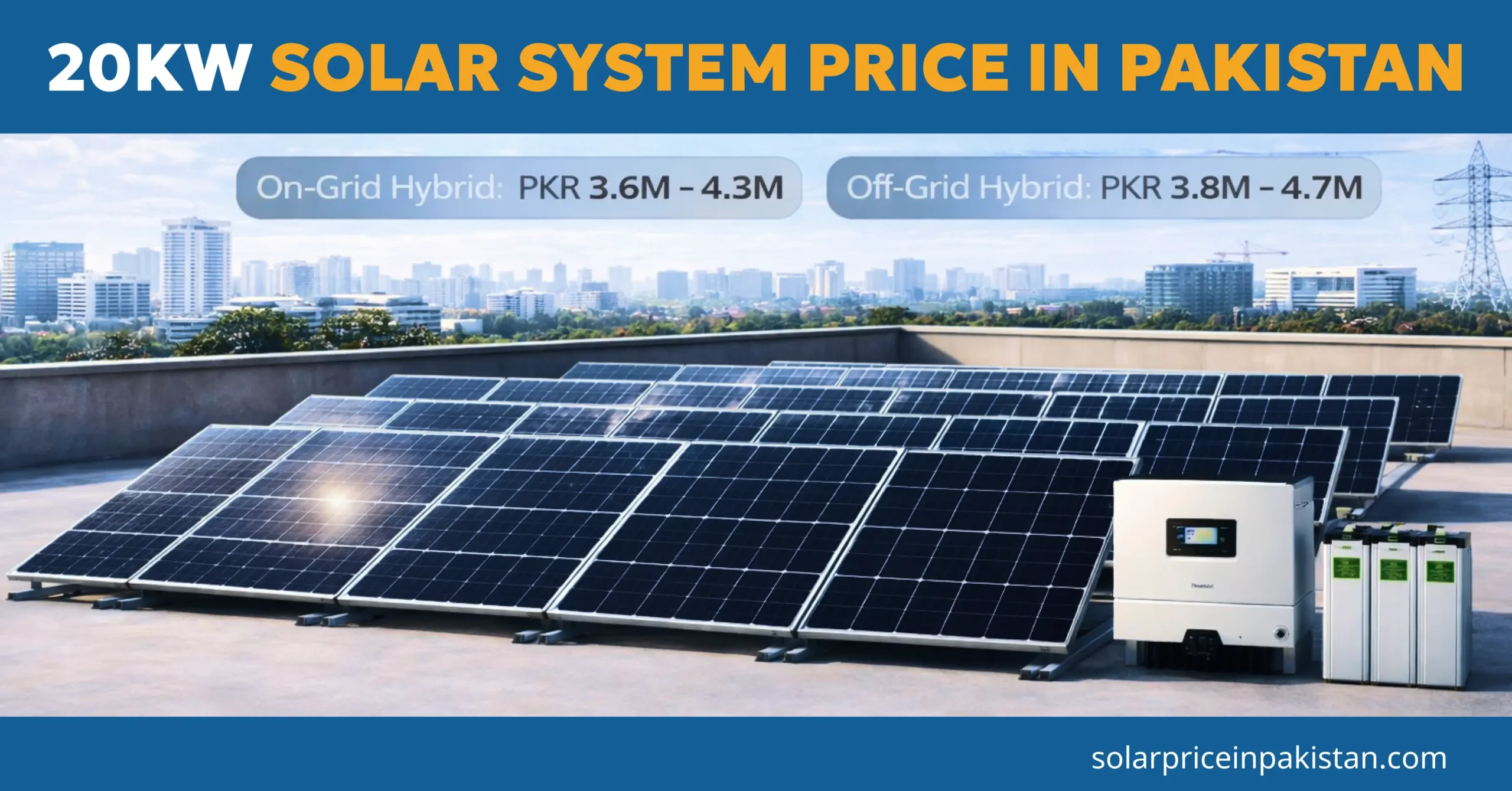 20KW SOLAR SYSTEM PRICE IN PAKISTAN