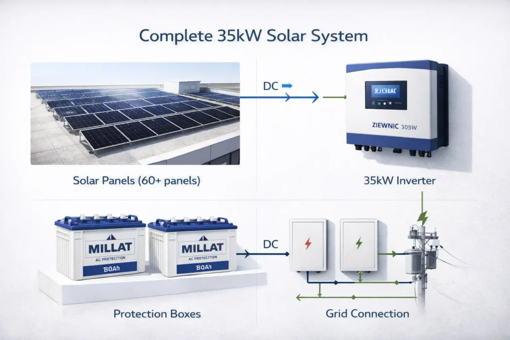 Stop Rising Energy Costs: 35kW Solar System Price in Pakistan 2026 2 35kw solar system price in pakistan