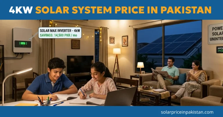 Affordable 4kW Solar System Price in Pakistan 2026 4 4KW SOLAR SYSTEM PRICE IN PAKISTAN 2026