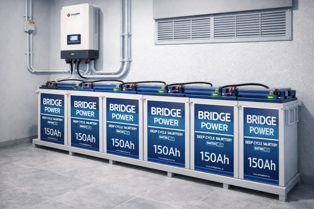 Bridge Power Solar Battery Price in Pakistan Latest 2026