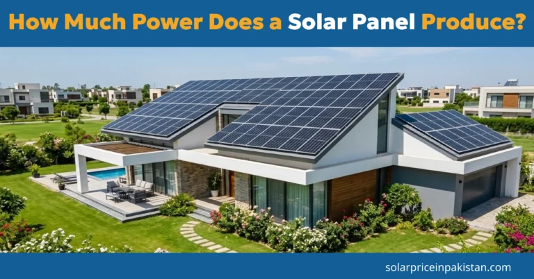How much power does a solar panel produce in 2026