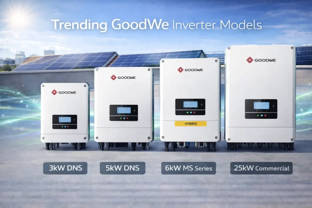 Trending GoodWe Inverter Models in Pakistan