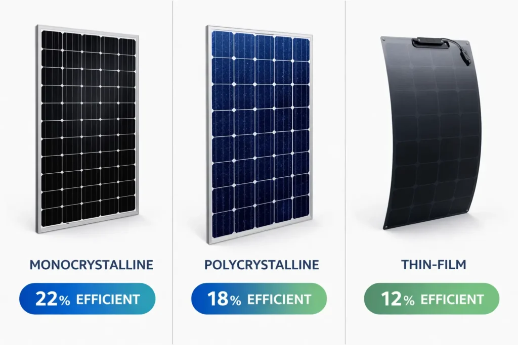 Affordable Solar Entry: 12 Volt Solar Panel Price in Pakistan 2026 3 Types of 12V Solar Panels Available in Pakistan
