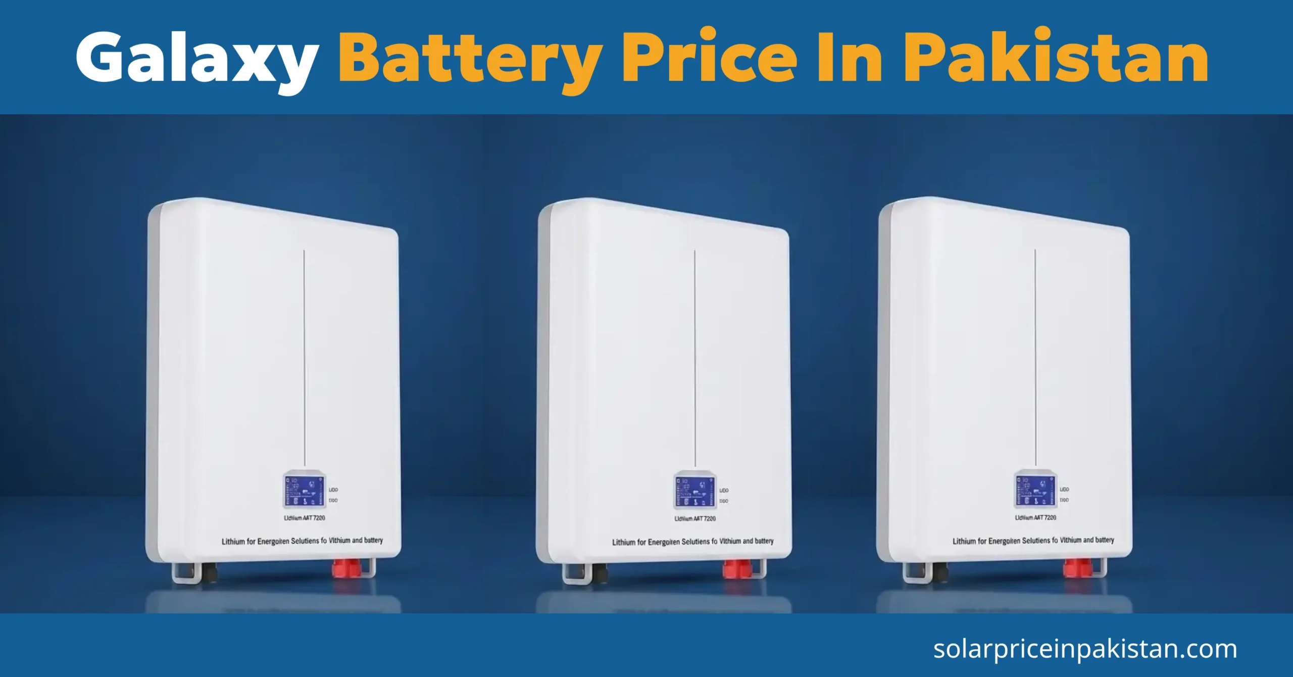 Vaults Lithium Battery Price in Pakistan